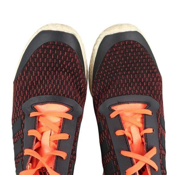 Adidas Shoes Mens 11.5 Sneakers Ultra Boost Trainers Reveal Black Orange Running - Picture 7 of 11